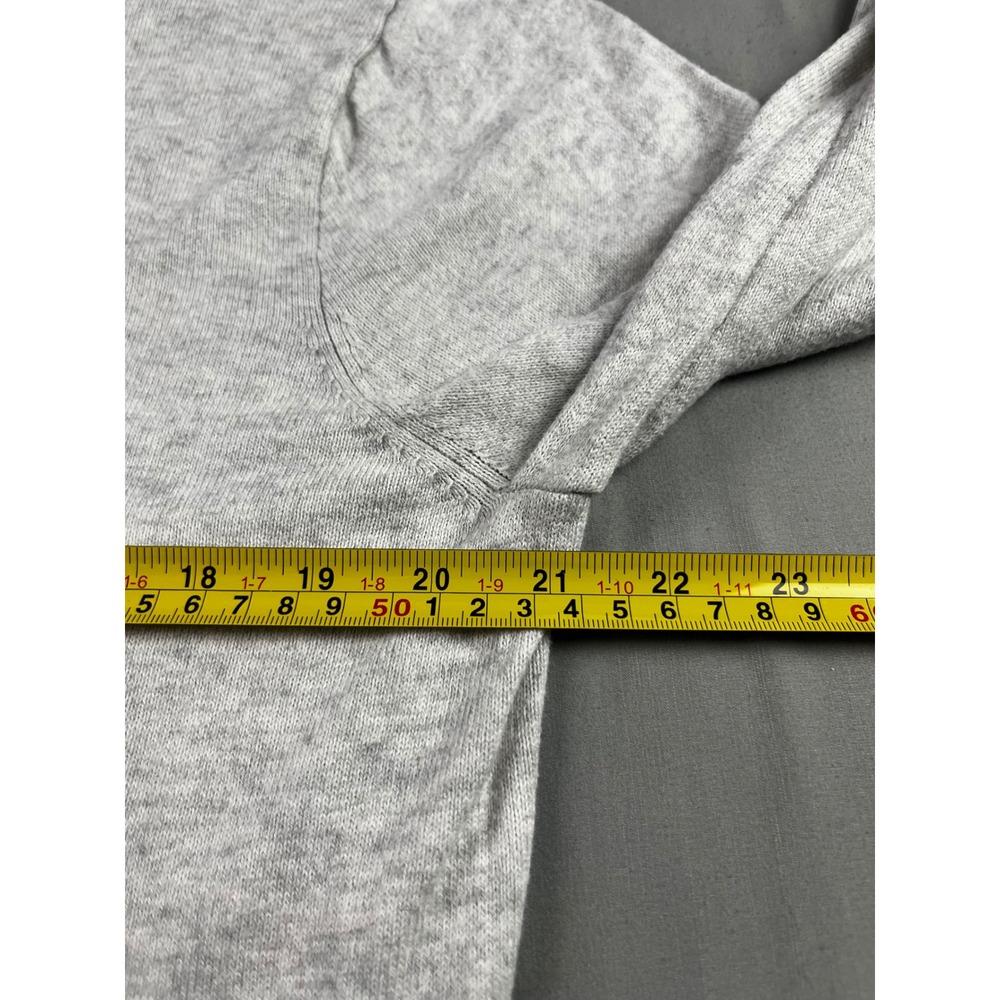 J.Crew Mens V-Neck Sweater Size Large Cotton Cashmere Gray Lightweight Grandpa - Picture 5 of 8
